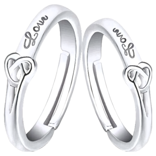 SOLARFRI 情侶對戒頂級CZ鋯鑽戒指 S09R