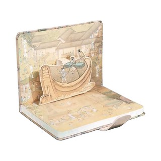 蕉蕉購物 磁扣筆記本, 1本, 清明上河圖