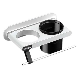 oenon 極緻無痕橫桿收納吹風機架, 清新白色, 1個