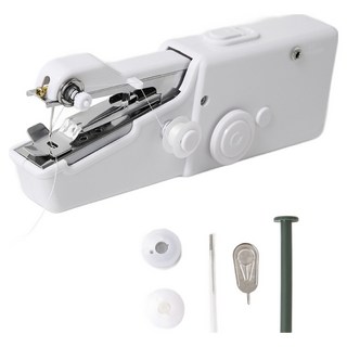 迷你手持縫紉機, SURE, 白色