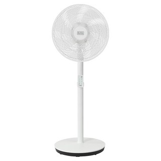 블랙앤데커 저소음 리모컨 타이머 스탠드형 선풍기 가정용 사무실용 화이트 BXEF5240-A