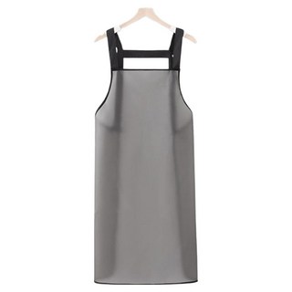 바른리빙 H형 방수 우레탄 앞치마 95cm, 블랙, 1개