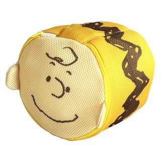 PEANUTS 史努比 雙層內衣洗衣袋/洗衣網, 查理布朗 黃色, 1個