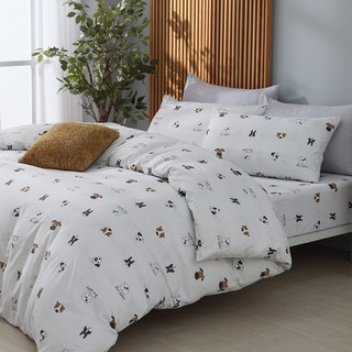 Ishur 伊舒爾 雲絲棉被套床包4件組