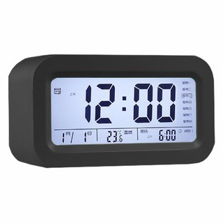 Reddot 紅點生活 全功能USB星期室溫報時鬧鐘, 經典黑