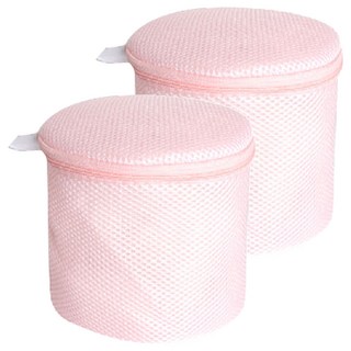 Axis 艾克思 三明治加厚密網內衣清洗袋2件組-粉色, 1組