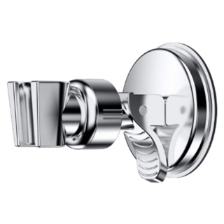 AHOYE 強力吸盤無痕壁掛蓮蓬頭架, 銀色, 1個