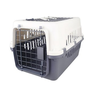 寵物外出提籠 天窗款, 1個, 灰色