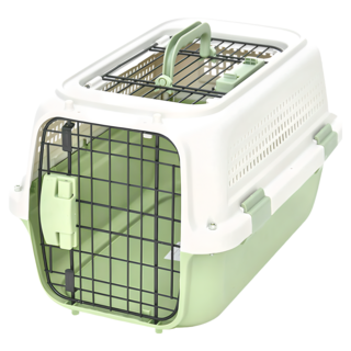 寵物便攜航空箱, 1個, 天窗款 牛油果綠