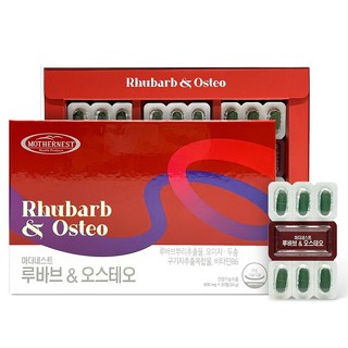 마더네스트 루바브 오스테오, 30정, 1개