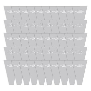 Khohimo 花束透明包裝袋 5W0353, 50個, 混合色