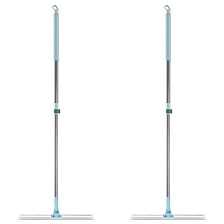 小麥購物 伸縮刮水掃把 C595 158g, 2支, 綠色