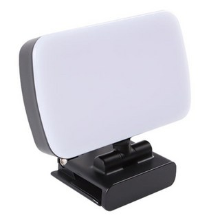 電腦夾子式螢幕LED掛燈, 白色/黑色