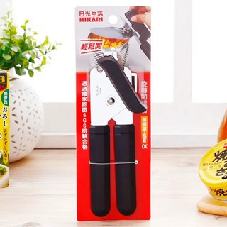 HIKARI 日光生活 旋轉開罐器 H660, 1個, 銀色 + 黑色