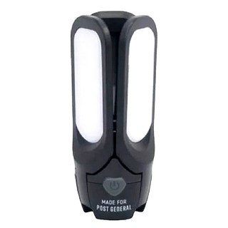 Well Life 悅生活 GoTrip 太陽能可磁吸可吊掛三葉LED露營燈2件組 太陽能/TYPEC充電, 黑色, 1組