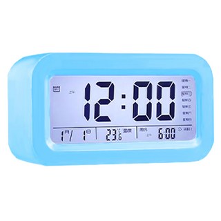 Reddot 紅點生活 全功能USB星期室溫報時鬧鐘, 青春藍