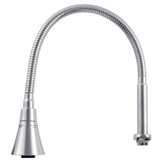 주방 코브라 롱 트럼펫 자바라수전 일체형 헤드, 1개