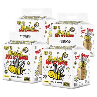 OLOLA 허니잠 팬티형 낮밤 기저귀 아동용, 빅형(Big), 72매