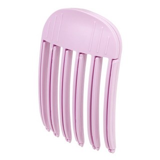 髮根立體蓬鬆夾 6列齒梳, 1個, 粉色