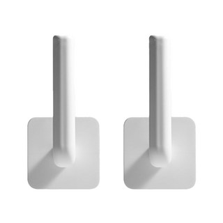 Reddot 紅點生活 無痕防水耐重L型萬用支架 2個, 1組, 白色