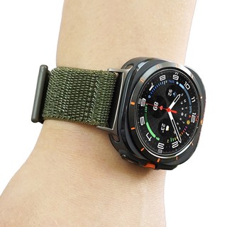 apin 스포츠 루프 스트랩 밴드 시계줄, 카키, 1개