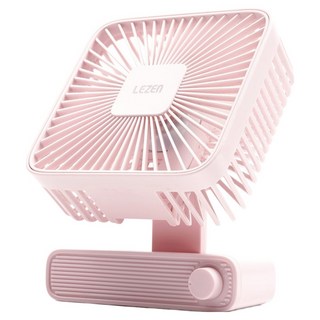르젠 BLDC 모터 탁상용 무선 선풍기, LZMF-SM2000-P, 핑크