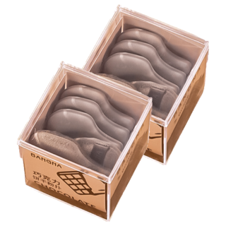 小麥購物 巧克力餅乾粉撲 D141 53g 6個, 咖啡色, 2組