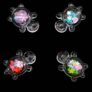 Mimineaqua 夜光亮粉烏龜公仔 隨機出貨, 7個