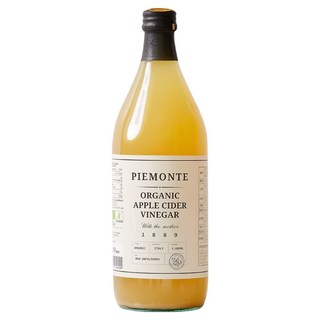 피에몬테 유기농 애플 사이다 식초, 1개, 1L