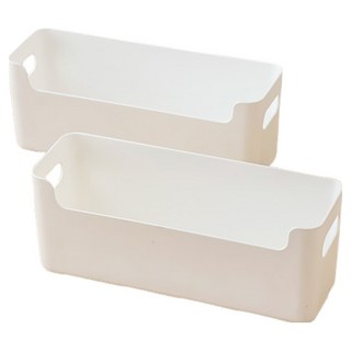 Potenkit 簡約名片收納盒 2入, 白色