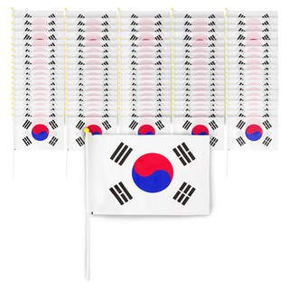 B.A.B.O 布料太極旗旗桿, 混合顏色, 100個