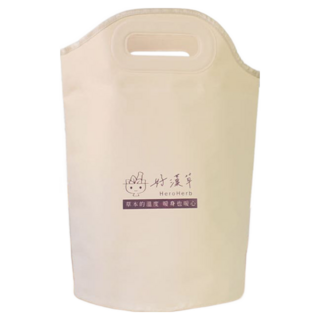 好漢草 感溫足浴袋, 1個, 米白色