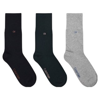 캘빈클라인 시그니처 로고삭스 컬러 3족 세트