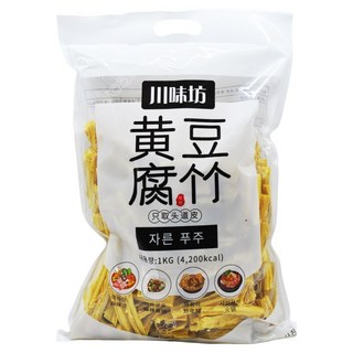 Cheonmibang 川味坊 大容量切塊腐竹, 1kg, 1個