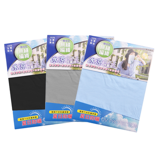 台灣 Life plus MIT雙倍防曬抗UV涼感掛耳式加長護頸口面罩/涼感圍脖巾, 海沫藍 + 質感灰 + 神秘黑, 3個