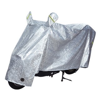 機車全包覆式加厚反光車罩, 銀色