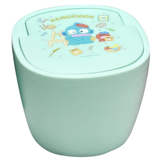 Sanrio 三麗鷗 按壓式垃圾桶, 人魚漢頓 彩繪時光 綠色