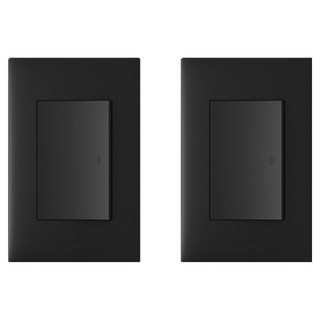 Legrand 羅格朗 Apela 黑色 簡約 3路 1開 開關, 2個