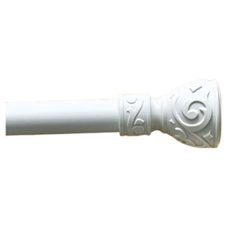 shez Home 典雅窗簾桿, 白色