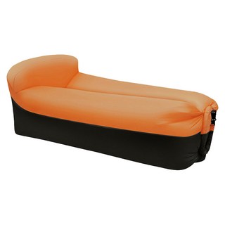 戶外充氣沙發 枕頭款, 橘色拼黑