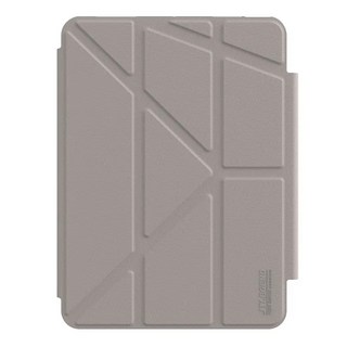 JTLEGEND Ness Pro 相機快取多角度折疊防潑水布紋 含筆槽及磁扣 保護殼, 奶茶灰, 1個