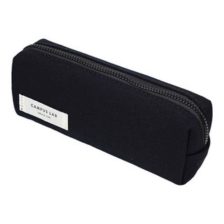 moong9 Campus Lab 簡約筆袋, 黑色, 1個