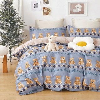 Aaron艾倫生活家 200織精梳棉床包兩用被4件組 台灣製