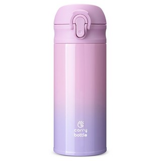 캐리보틀 이지보틀 보온병 텀블러, 1개, 350ml, 로지라벤더