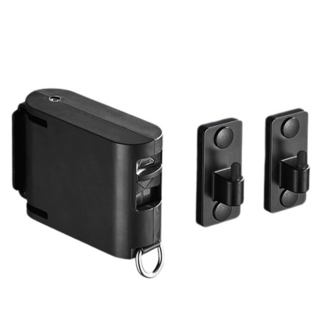 隱形伸縮晾衣繩, 黑色