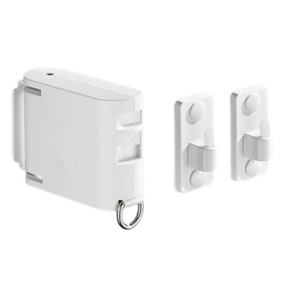 隱形伸縮晾衣繩, 白色