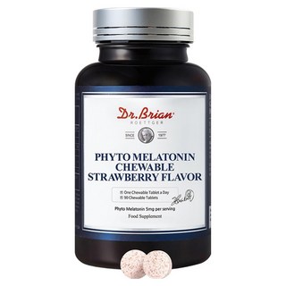 닥터브라이언 파이토 멜라토닌 5mg 츄어블 딸기맛 72g, 90정, 1개