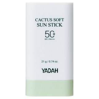 YADAH 仙人掌舒緩酷涼柔膚防曬棒 SPF50+ PA++++, 21g, 1個