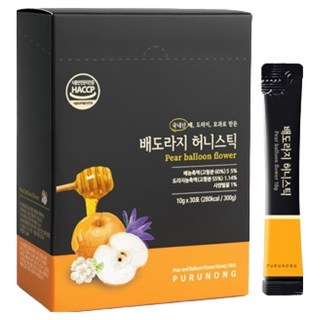 푸르농 배도라지청 허니스틱, 30개, 10g