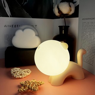 E.B.MADE MeoW 喵星人討拍小夜燈, 米白色